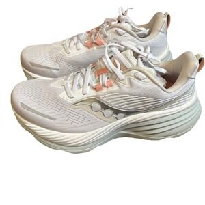 Saucony Women's Hurricane 24 Shoes  Size 8.5 white/foam